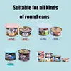 Pet Can Cover Reusable Fresh-keeping Spoon Silicone Pet Jar Lid Can Lid Soft Dogs And Cats Silicone Can Cover Portable Food Seal 4