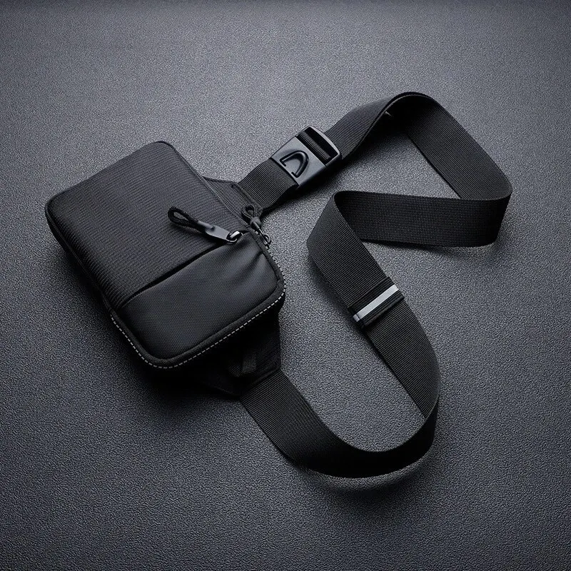 Compact Unisex Sports Chest Bag - Mini Fashion Satchel & Mobile Phone Holder