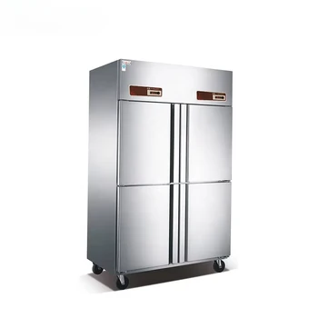 Commercial mobile electric food 4-door kitchen freezer, electric food cabinet GD-4 kitchen refrigerator