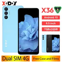 XGODY X36 New Smartphone Android 15 Dual SIM Octa Core 7GB RAM 32GB ROM 6.5 Inch Phone 4200mAh 5+13MP 4G Network Mobile Phones