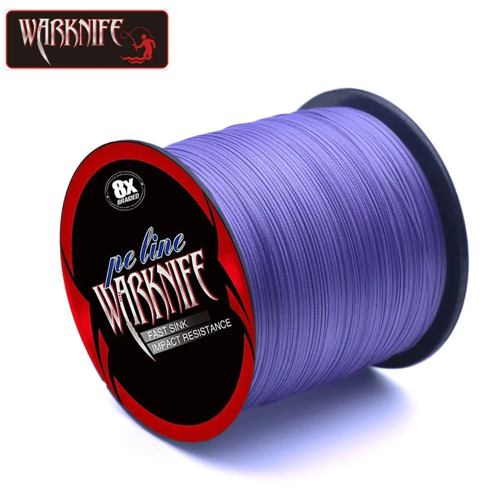 Warknife 8 Strands Braided Fishing Line 1500M 2000M Multifilament Carp Fishing Japanese Braided Wire Accessorie PE Line fishing line fishing tackle