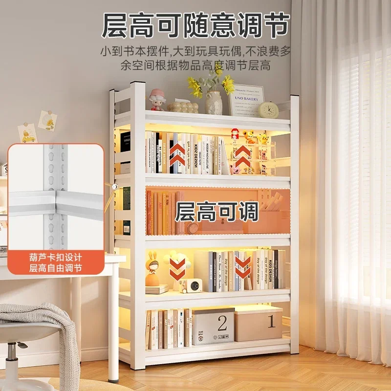 Living Room Kitchen Cabinets Floating Wall Shelf Speed Rack Shelf Storage Bookcase Shelf Iron Etagere Rangement Moden Furniture 3
