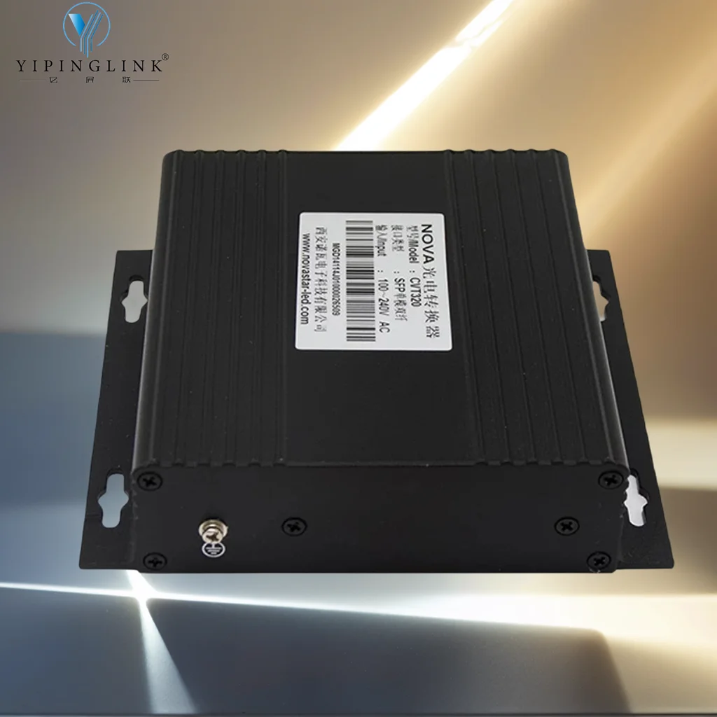 노바스타 CVT320 광섬유 컨버터 LED 디스플레이 광섬유 광 미디어 컨버터 장거리 신호 전송용