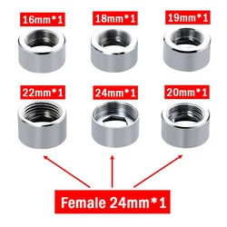 1PC Female x Female Tap Aerator Connector Faucet Adapter M24 To M22 Faucet Joint Kitchen Bathroom Water Tap Adapter Faucet Joint