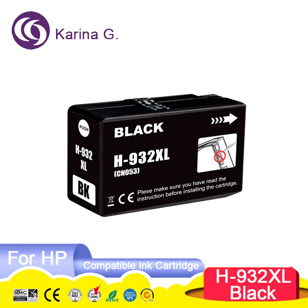 For 932XL 932 933 XL 933XL Premium Compatible InkJet Ink Cartridge For Officej