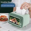 Creative Nordic Style Multi-Functional Storage Box For Living Room And Restaurant Cute Simple Tissue Box With Removable Tissue 3