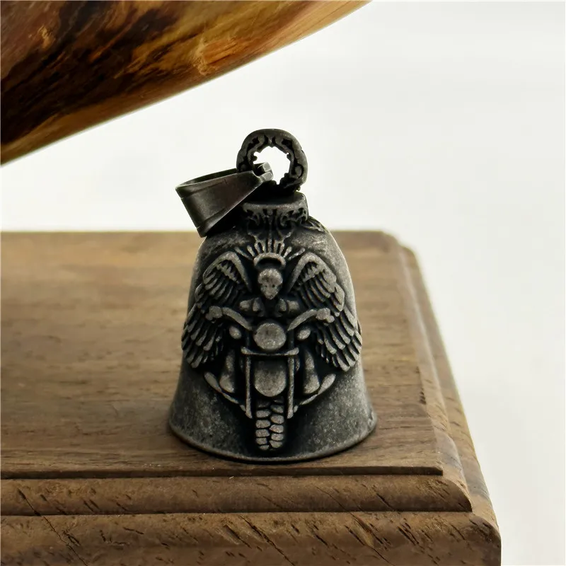Motorcycles Bell Pendant 316L Stainless Steel Motor Biker Style Men Women Cool Necklace 6