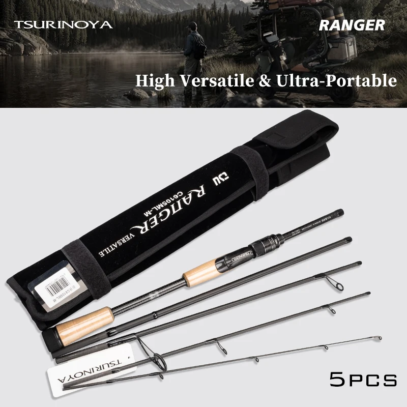 TSURINOYA 여행용 낚싯대 RANGER 2.08m 2.09m 2.21m L-ML..