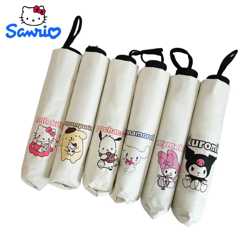 

Sanrio anime peripheral sun umbrella anti-ultraviolet kawaii hello kitty umbrella cute female simple female student holiday gift