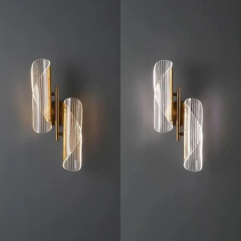 

Modern LED Wall Lights For Living Room Bedroom Bedside Wall Lamp Foyer Entrance Corridor Gold Luxury Sconce Lighting Lustre