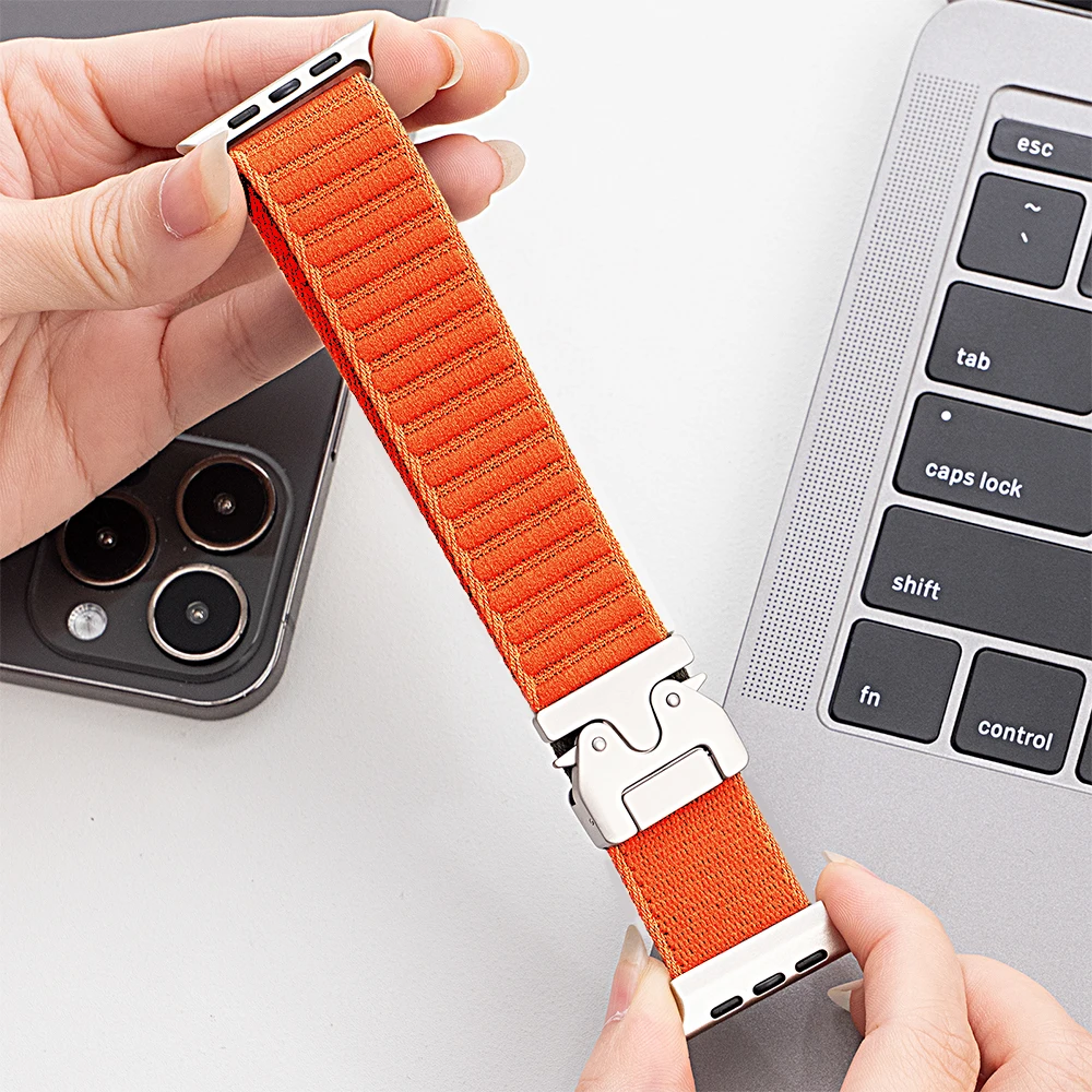 Nylon Sport Loop Band with Alpine Design