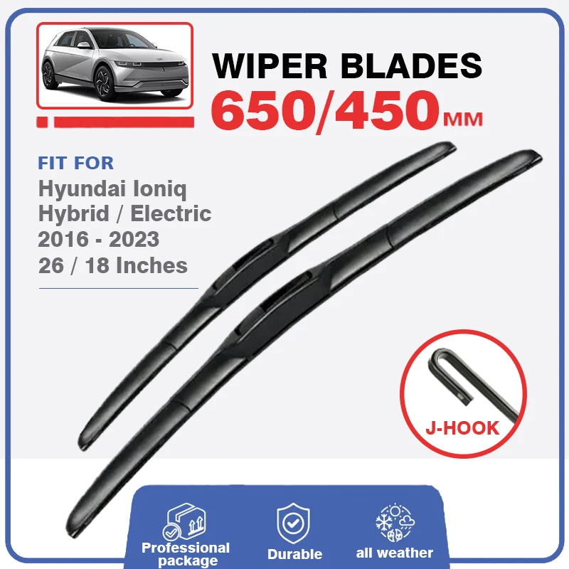 FrontWiperBladesForHyundaiIoniq201620235Hybrid201820202021