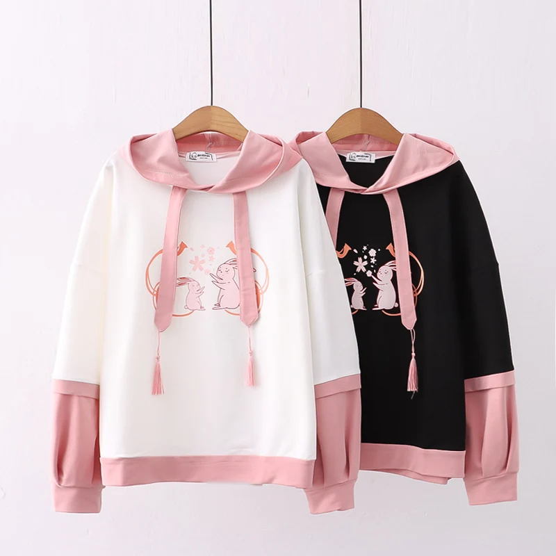 Kawaii Bunny Sakura Harajuku Hoodie - Special Edition