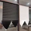 1Pc Shades Self-adhesive Half Windows Nonwoven Folding Curtain Bathroom Balcony Living Room Balcony Curtains Pleated Blinds 5
