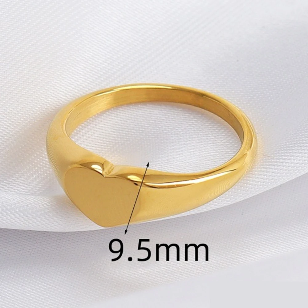 Gioielli di lusso di alta qualità, stile di moda 2025, regalo di compleanno, anello di nozze romantico in acciaio inossidabile a forma di cuore, all'ingrosso, diretto_voghion.com