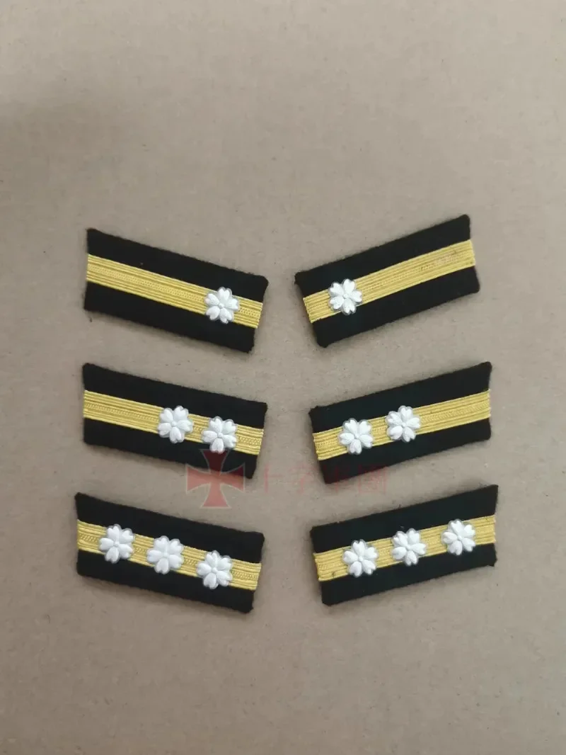 tomwang2012.Reproduction WW2 WWII Japanese Navy Lieutenant Uniform Collar Rank Bar Military War Japan
