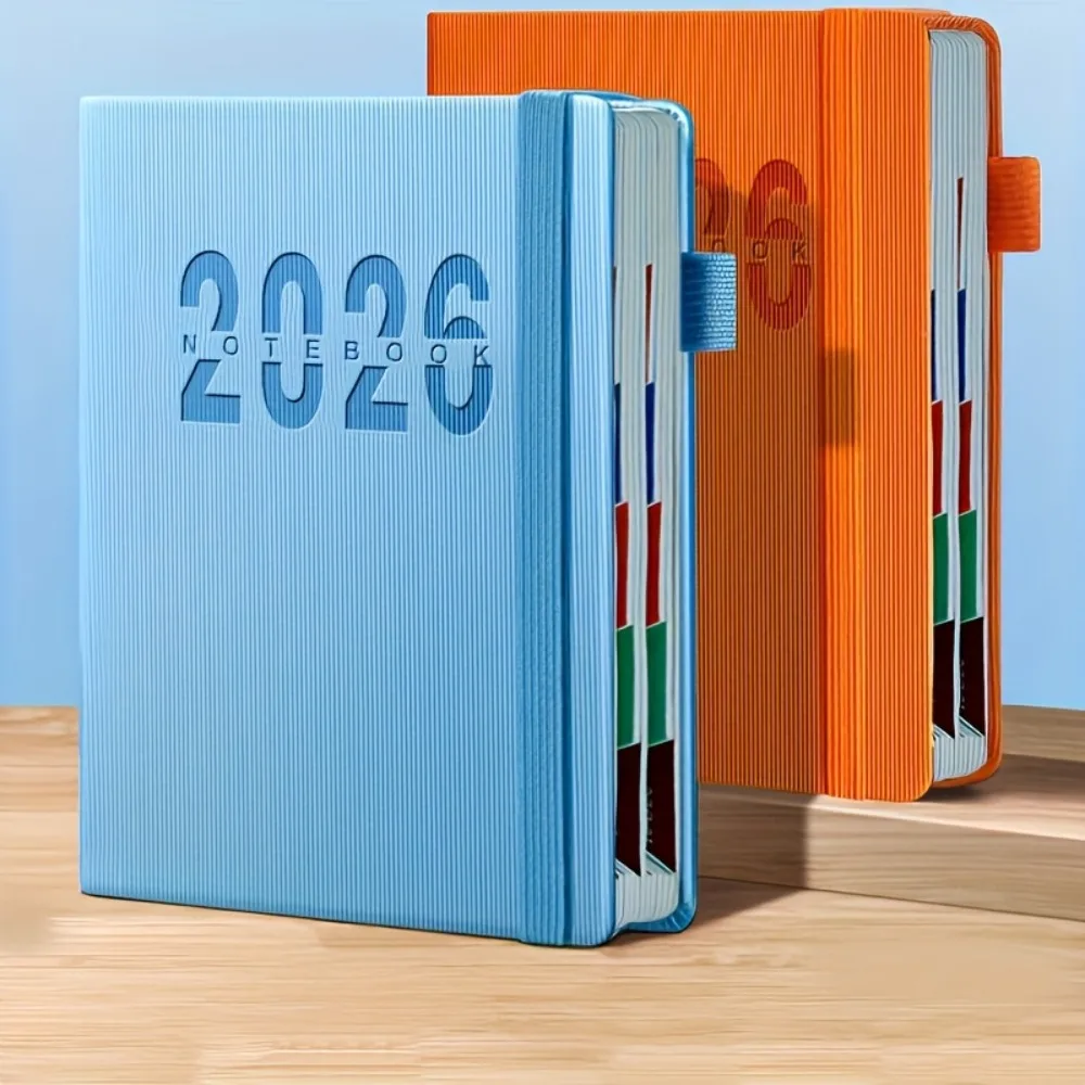 Agenda giornaliera 2026 (400 pagine) – Calendario con una pagina al giorno cancellabile per la gestione del tempo e l'autodisciplina, per l'uso in ufficio