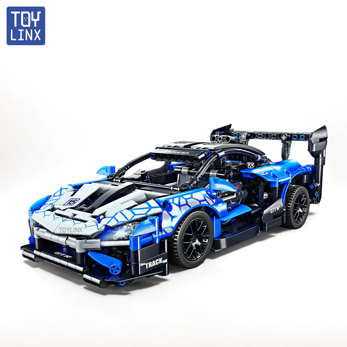 ToylinX 1/18 523 PCS Technical Mechanical Supercar Racing Building Block Assembled Toy Car for Kids construction blocks racing car building blocks building blocks car building blocks