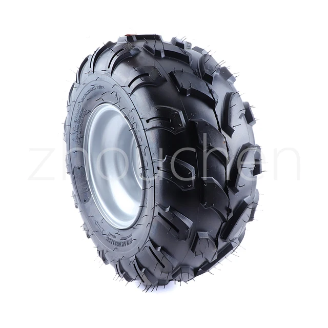 Pneumatico Antiforatura Per Tosaerba 9x3.50-4" Su Ruota Per Tosaerba Elettrico Scooter | Pneumatico Tubeless 9" X 3-1/2" Per Mini Trattori Carrelli A Mano (Nero - Foto 4
