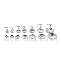 Double-Sided Rivet Installation Tools Europe Button Machine Special Mold (12mm+M6) Nail Buckle Sewing Snap-Fastener Machine Die 2