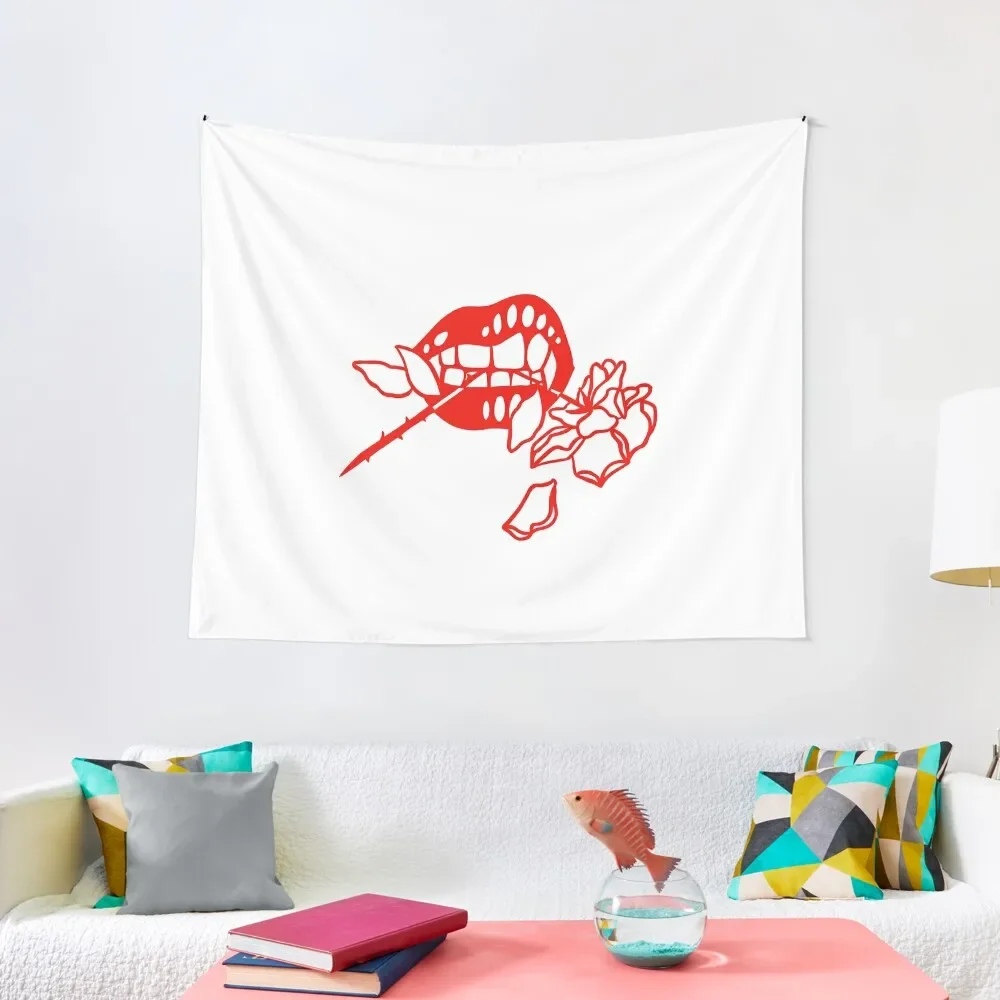 

Red. Tapestry Aesthetic Home Decor Nordic Home Decor Tapestry