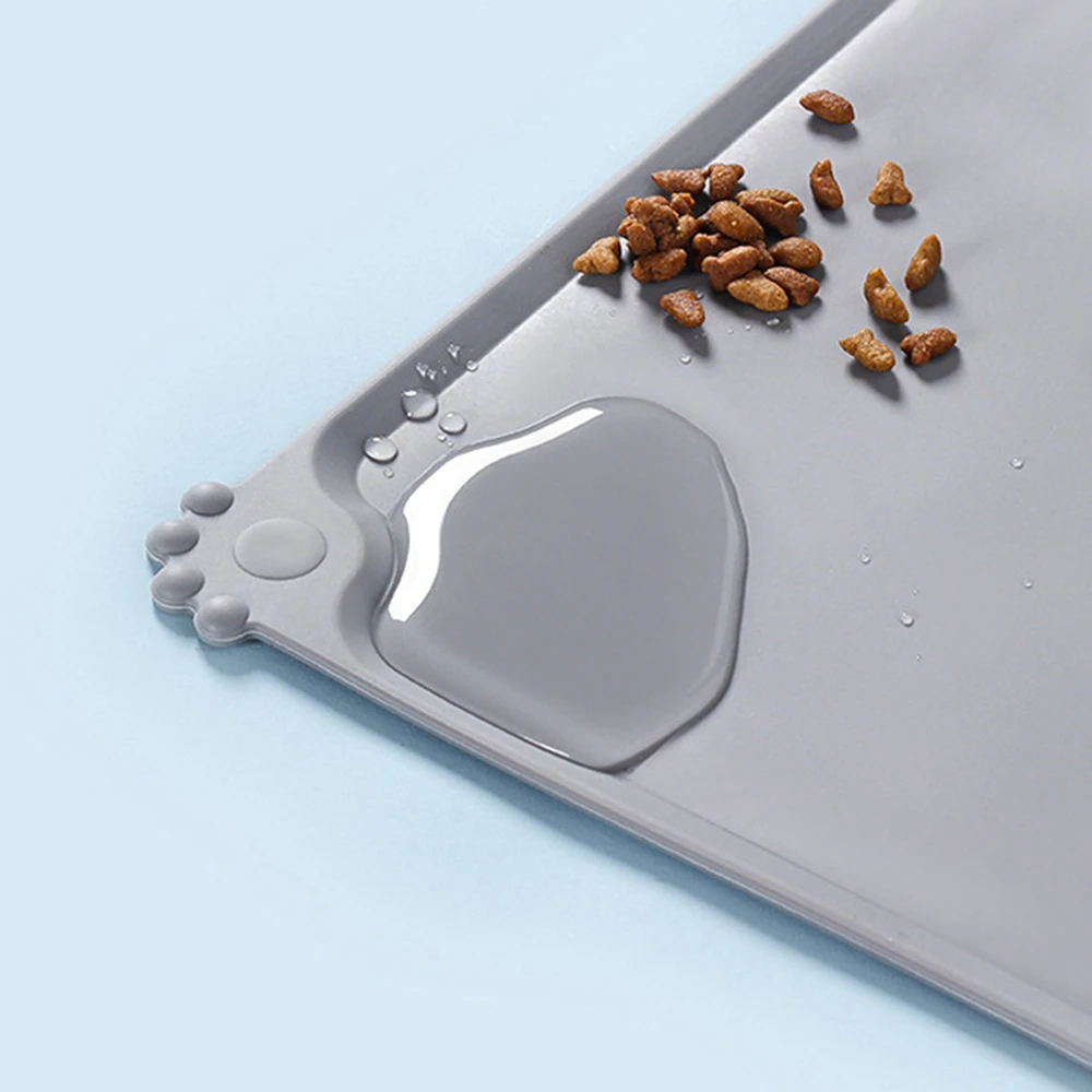 Title 2, Silicone Pet Food Mat with High Lips Non-Stick ...