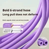 6-Tube Resistance Band Tension Rope Fitness Bands Elastic Yoga Pedal Puller For Sports Exercises At Gym 6