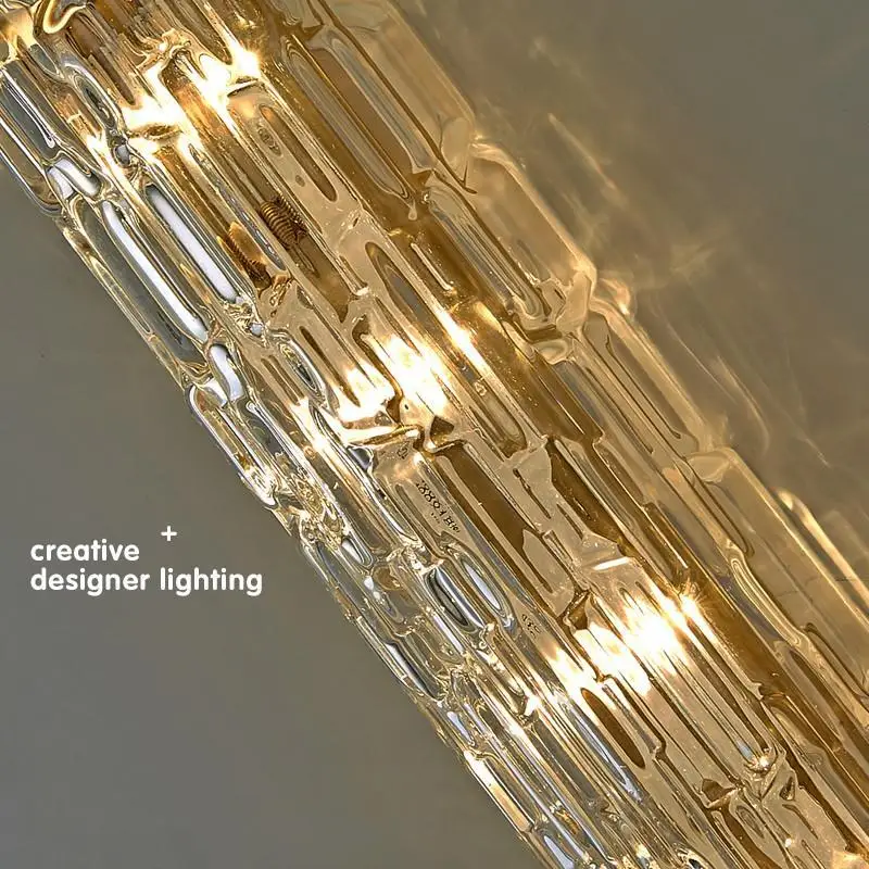 Postmodern Luxury Crystal Wall Lamp Indoor Art Decor Atmosphere Light Living Room Background Sonce Light Stair Aisle Wall Lights