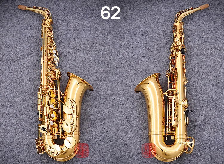 Made In Japan 62 Alto Saxophone E Tune Gold Key Quality Gold Sax Alto