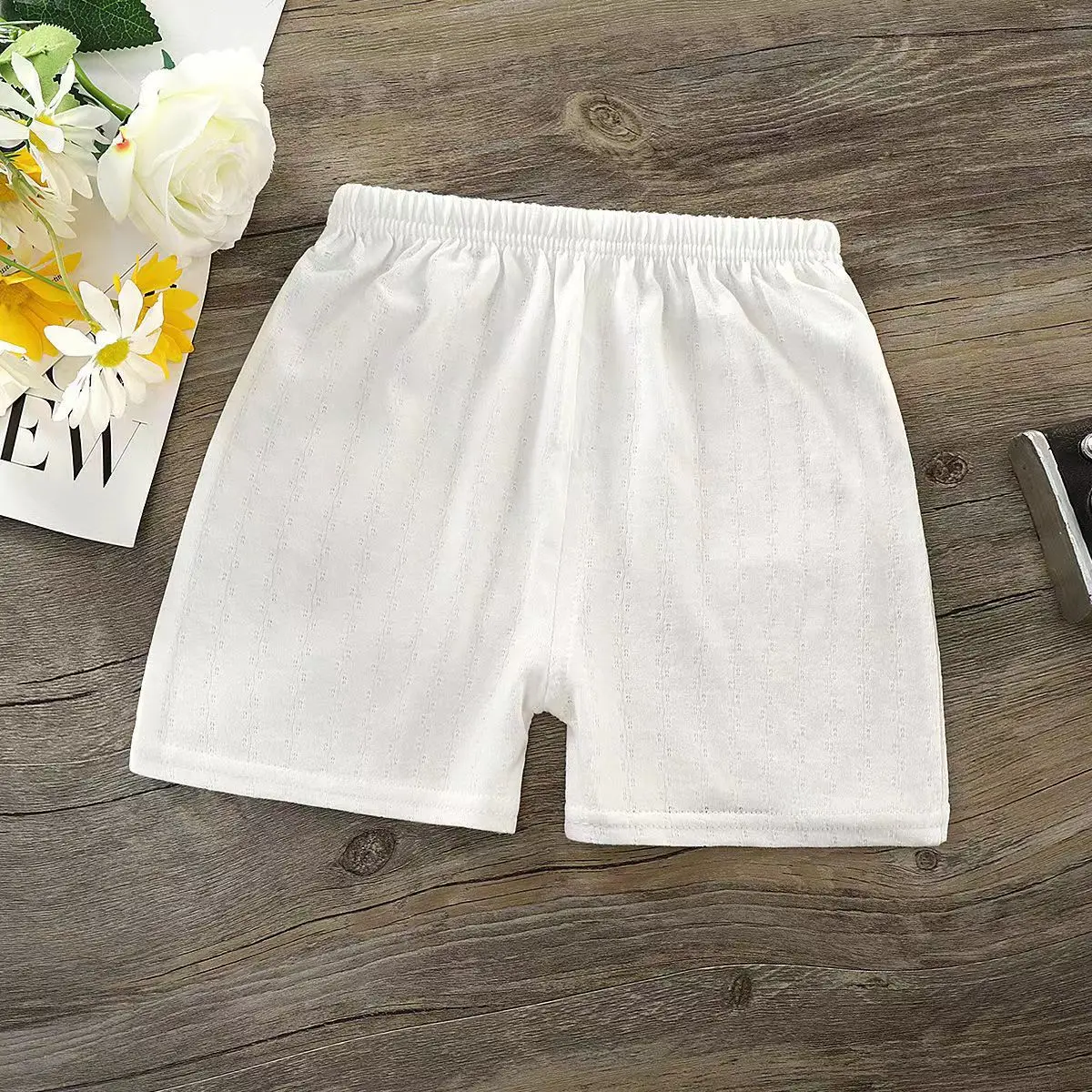 Estate neonato ragazzi ragazze abiti di stoffa pantaloncini sportivi casual per abbigliamento per neonati fasce elastiche pantaloncini sottili in cotone morbido - immagine 6