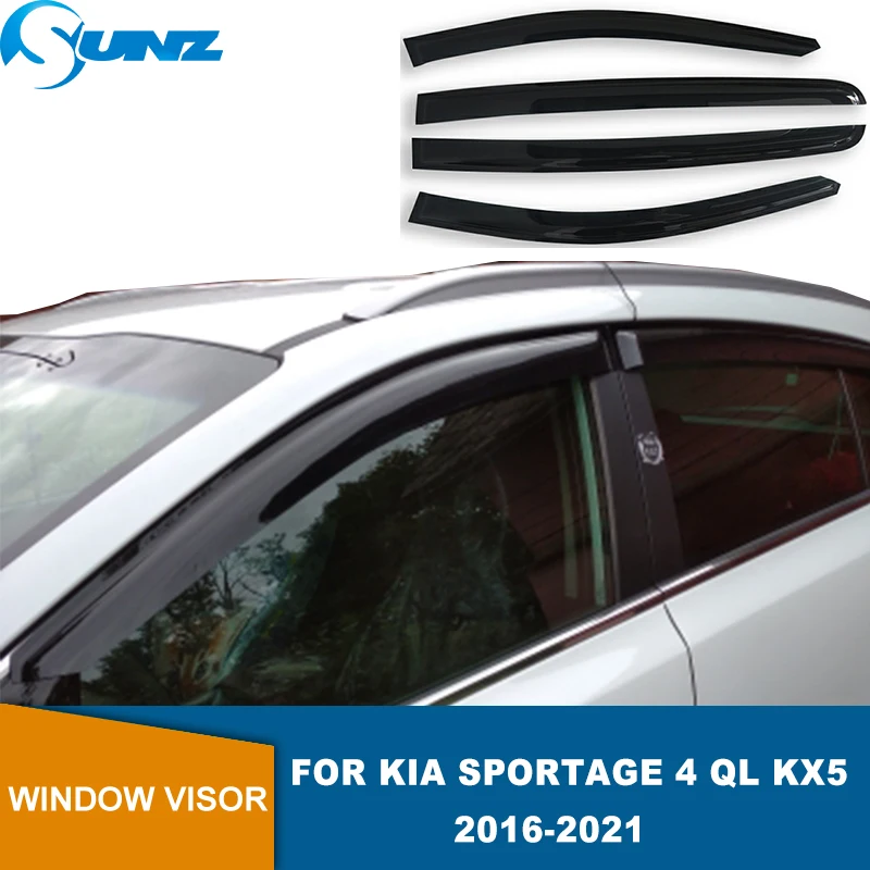Side Window Deflector for Kia Sportage 4 ql Kx5 Car Sun Rain Deflector Window Rain Visor car window visor car window deflectors