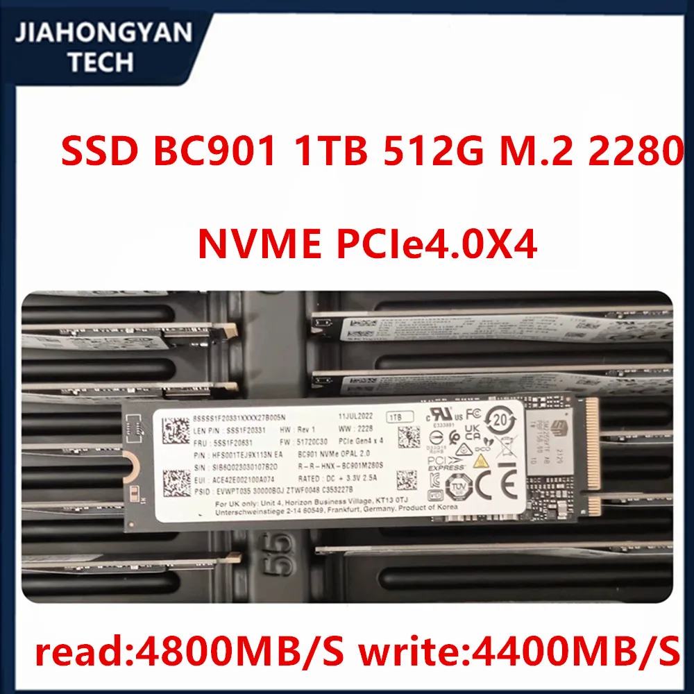 New For SK Hynix SSD BC901 1TB 512G 256G Solid State Drive PCIe