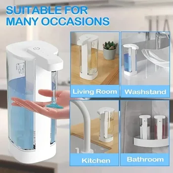 เครื่องจ่ายสบู่อัตโนมัติ เซ็นเซอร์อัจฉริยะ เครื่องล้างมือในครัว เครื่องจ่ายสบู่เหลว 1