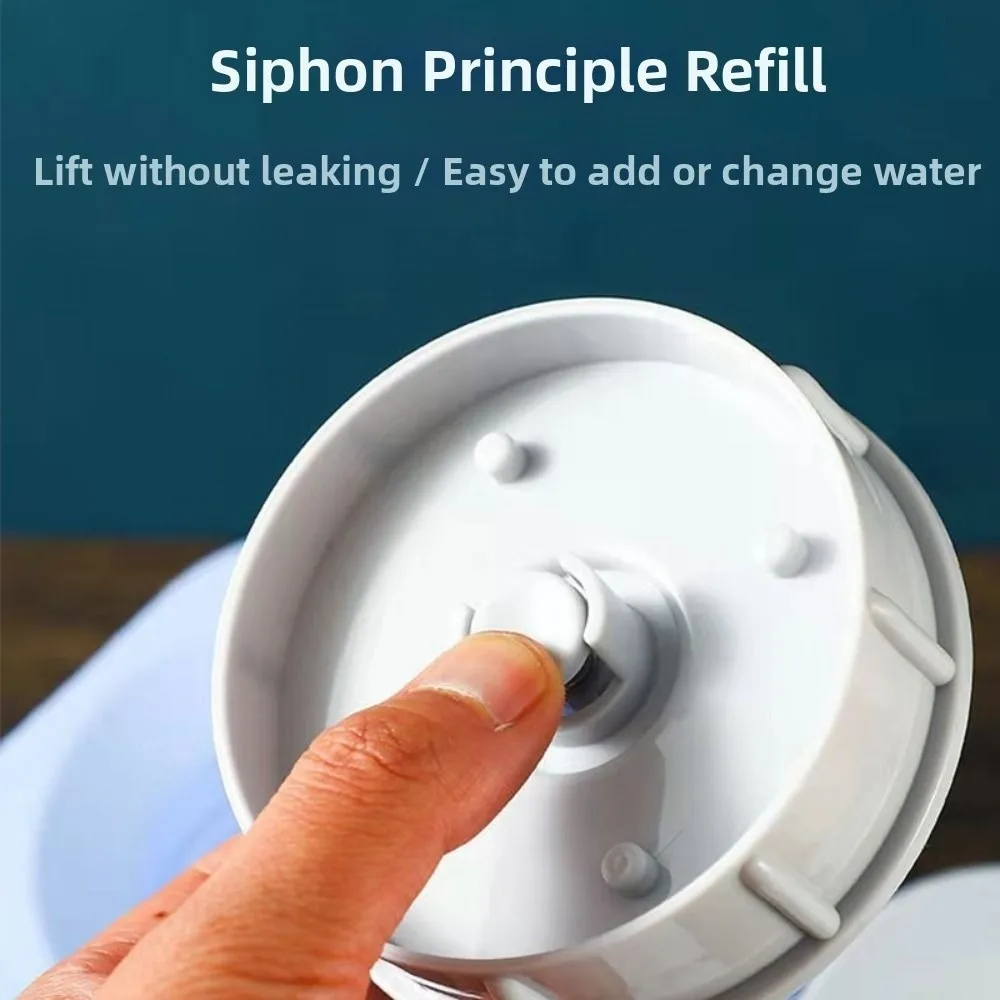 Non-slip Automatic Pet Feeder Drinking Fountain Plastic Cat Water Dispenser Detachable Cat Food Bowl For Dogs Puppy Cats