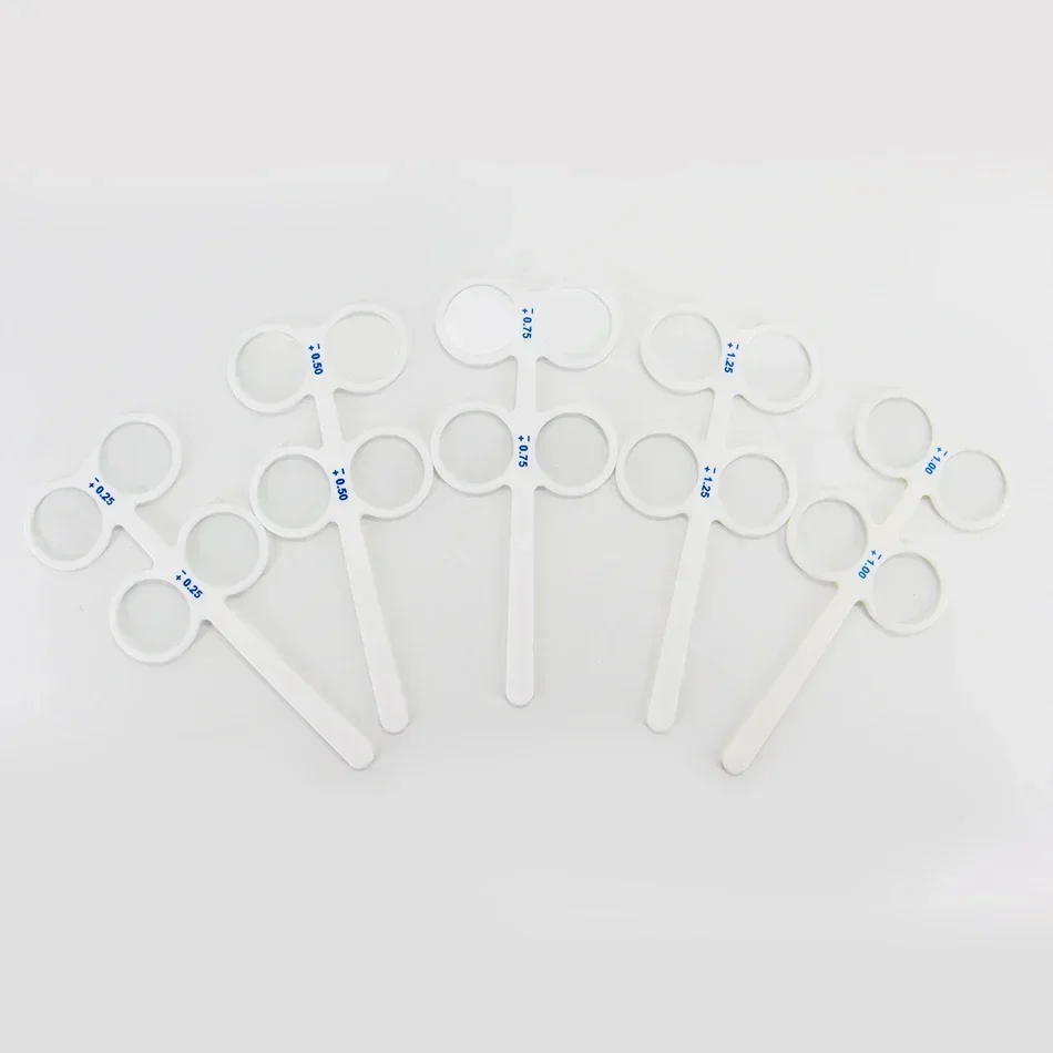 Optical Instruments 4 Lens Plastic Optical Flipper Ophthalmic Holder eye trainer occluder optometry equipment
