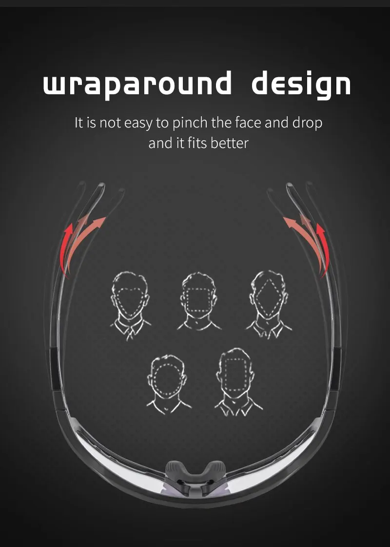 Óculos de sol fotocrômicos KAPOVE para ciclismo, feminino e masculino, MTB, mountain bike, estrada, esportes ao ar livre, bicicleta_voghion.com