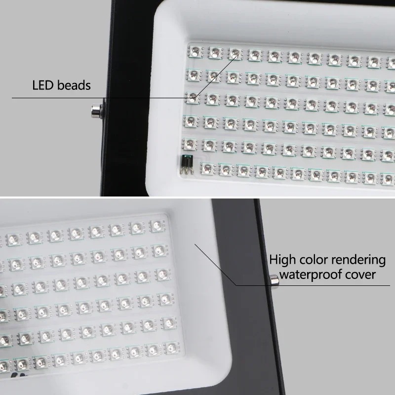LED Flood Light Spotlight RGB LED Floodlight Projector Outdoor Lighting Waterproof Wall Garage Gym Landscape Lighting AC220V led flood light