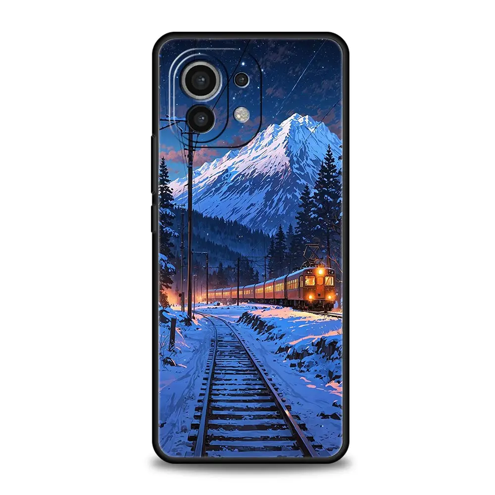 Japanese Anime Landscape Art Soft TPU Phone Case