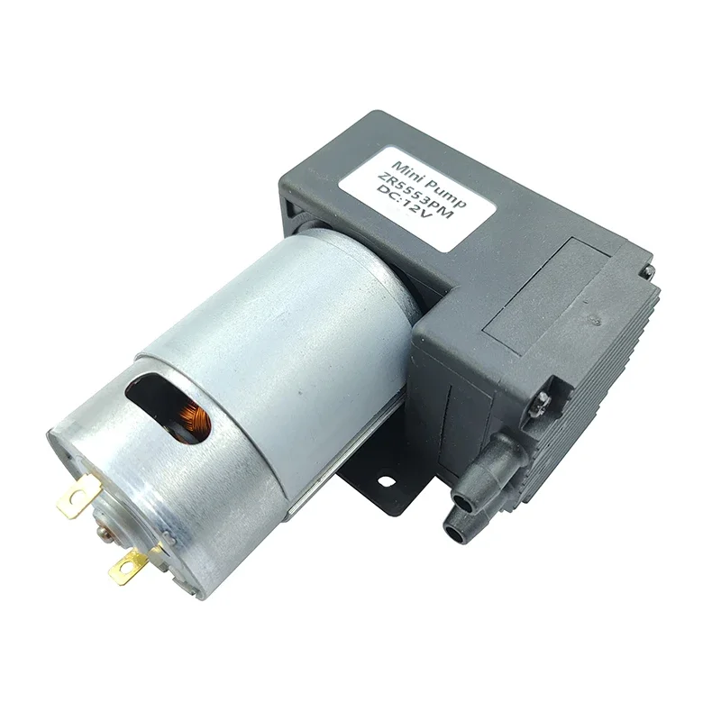 12V DC 10L/min -80kPa สูง-แรงดันสูงปั๊มสูญญากาศขนาดเล็กสําหรับงานฝีมือ DIY,บรรจุภัณฑ์,อัตราเงินเฟ้อ 1