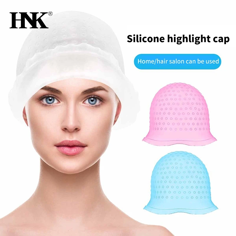 

Silicone Hair Coloring Cap Hook Needle Professional Color Dye Highlighting Reusable Set Frosting Dyeing Tools Beauty Salon