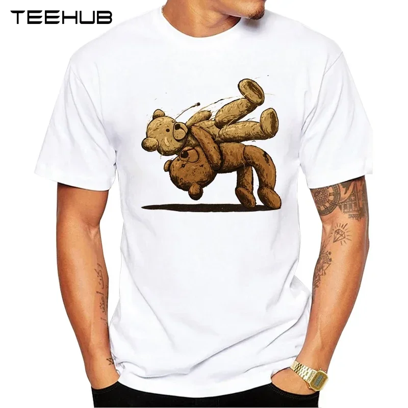 

Новое поступление, крутая Мужская модная футболка TEEHUB с коротким рукавом и круглым вырезом, хипстерская футболка