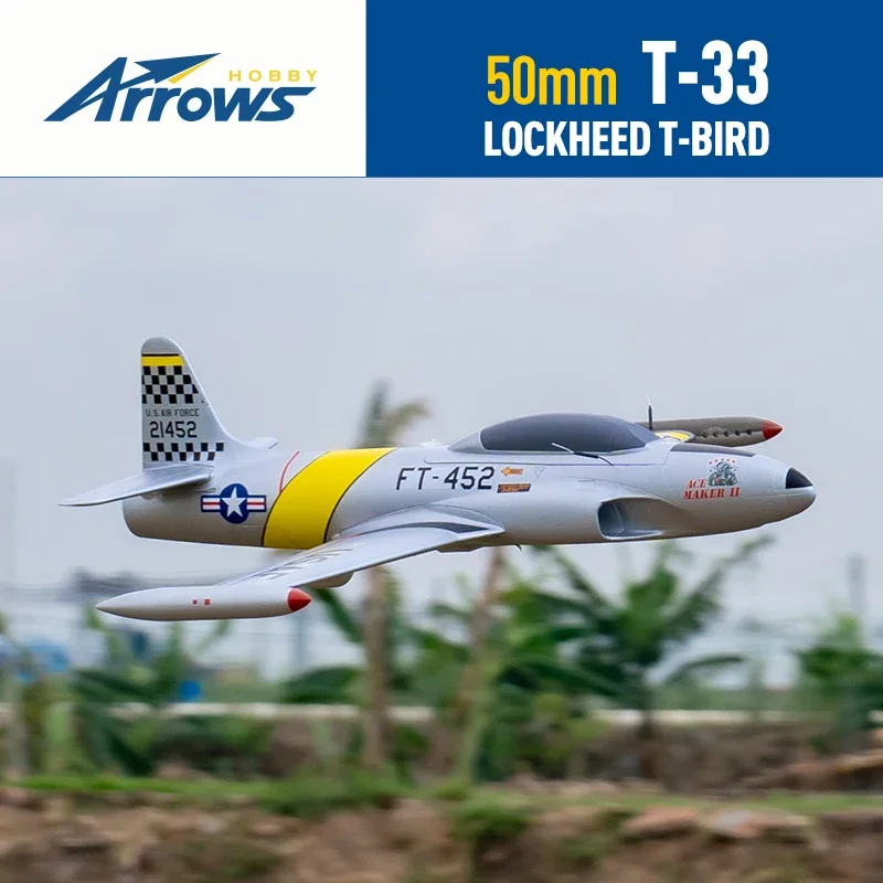Electric Remote Control Aircraft Model T33 Fixed Wing