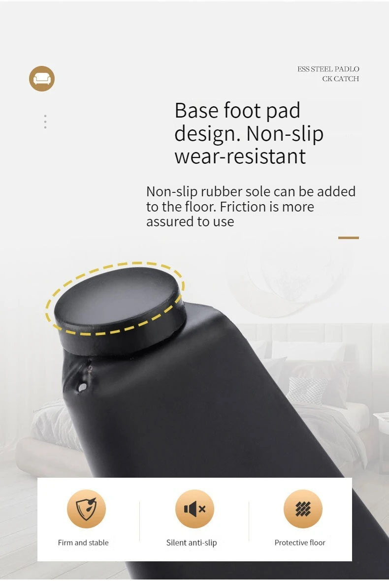 Description Picture 6 of item4Pcs Rhombic triangle metal furniture hardware Furniture Feet, Cupboard Height Bed Foot Sofa Feet 10/13/15/17CM with Screws