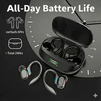 Wireless Bluetooth 5.3 Headphones HiFi Bass IPX7 Waterproof Secure-Run Earbuds with EarHook for Gym Sport auriculares deportivos - Image 6