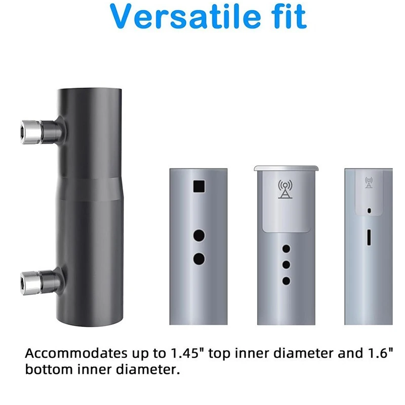 For Starlink V2 Pipe Adapter Round Tube steel Adapter V2 Satellite Bracket Accessories For Home Roof/SUV/Outdoor bracket kits