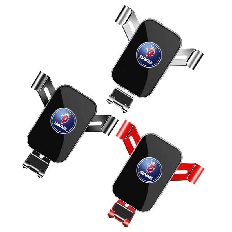 ABS 자동차 중력 휴대폰 거치대 에어 벤트 클립 마운트 모바일 셀 스탠드, 스마트폰 GPS 거치대, Saab 93 95 Saab 9-3 9-5 900 9000