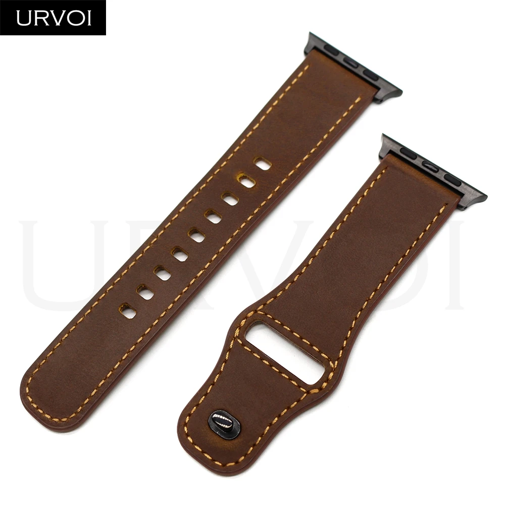 سوار URVOI لساعة Apple Watch Ultra 2 باللون الأسود...