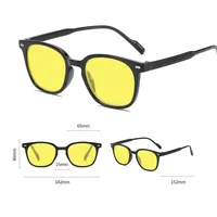Lunettes de soleil ultralégères à monture narpour la conduite nocturne, lunettes bloquant la lumière bleue, nuances rétro, hommes et femmes, nouveau 6