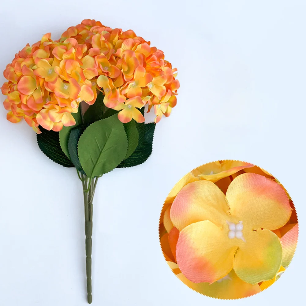 Europäische Retro Herbst Britische Hortensie Künstliche Kleine Zweig Seidenblume DIY Hochzeit Scrapbook Flores Artificiales Haus Dekor – Detail 2