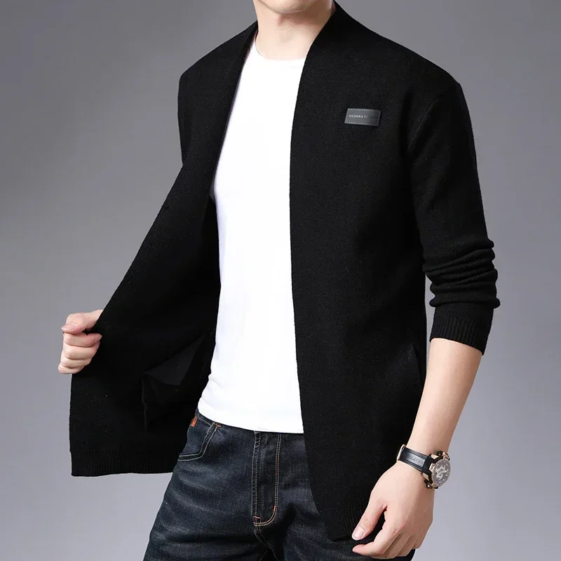 

Fashion Casual 2022 Men's Solid Men Autumn Mens Brand Sweater Coats New Cardigan Fit Clothing Slim Knitted Knit